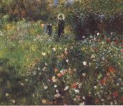 Pierre Renoir Woman with a Parasol in a Garden china oil painting artist